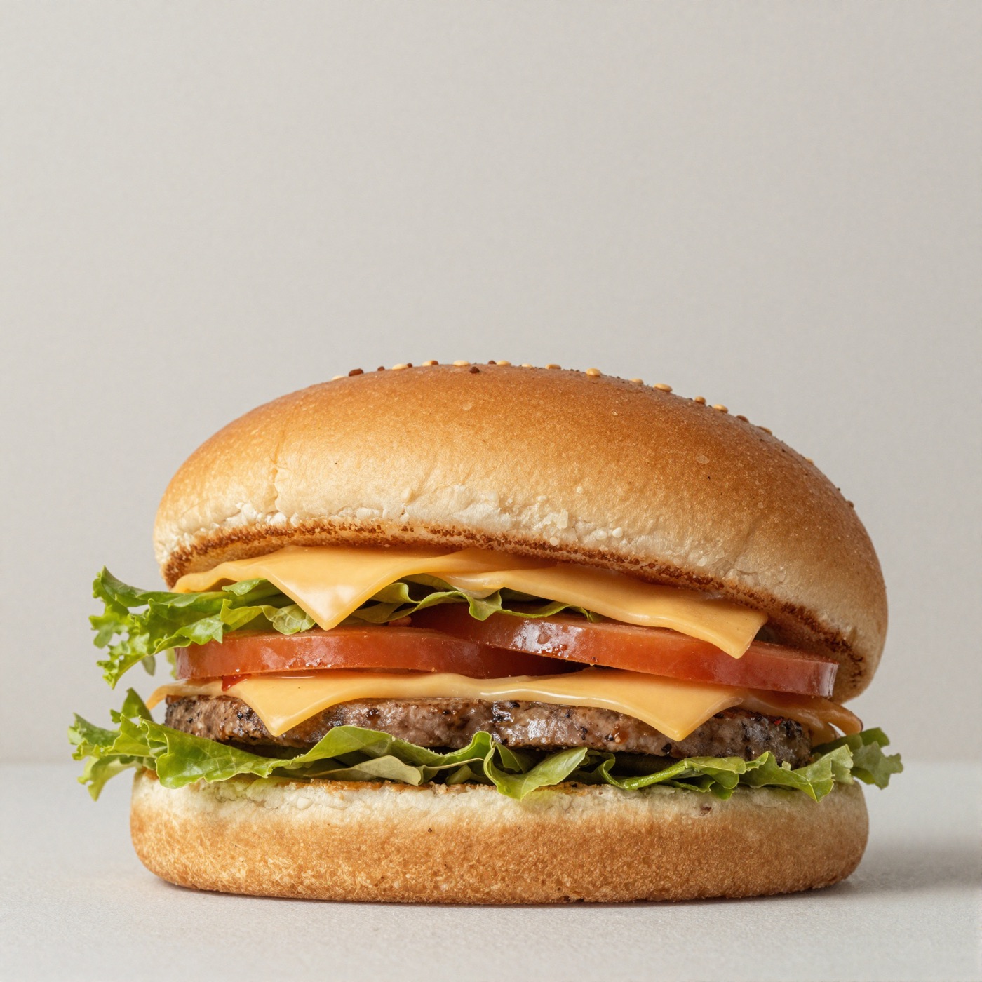 Foto gerada com IA para hamburgueria