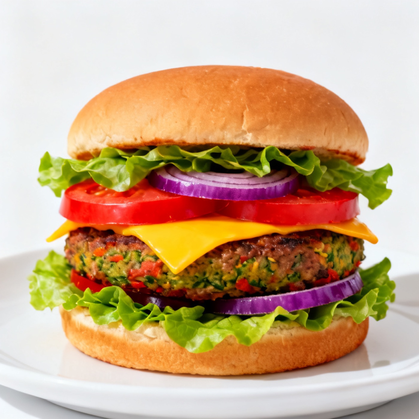 Foto gerada com IA para hamburgueria